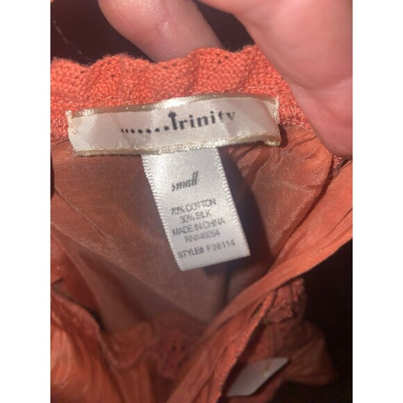 Trinity Coral Lace & Satin Sleeveless Midi Dress S - Picture 3 of 5